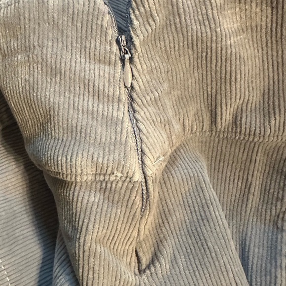 Juniors' S0® Front Slit Mini Skirt. Size 7/28. Blue-Gray. Curdoroy - Picture 7 of 7